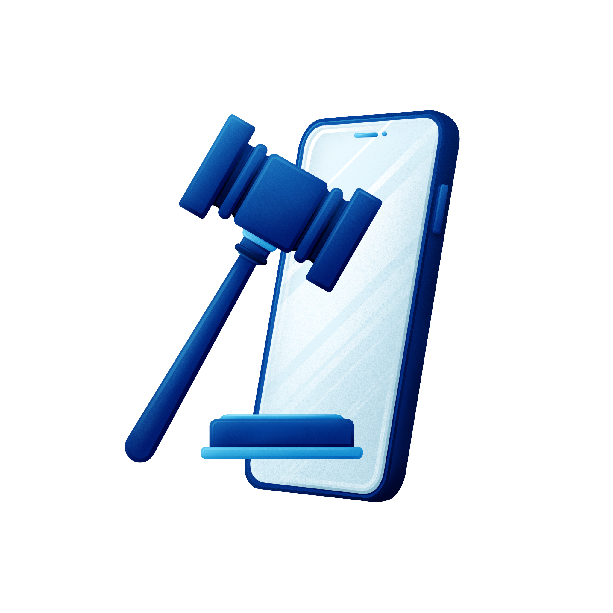 Spot illustrations for Fine Legal’s mobile app for legal services.