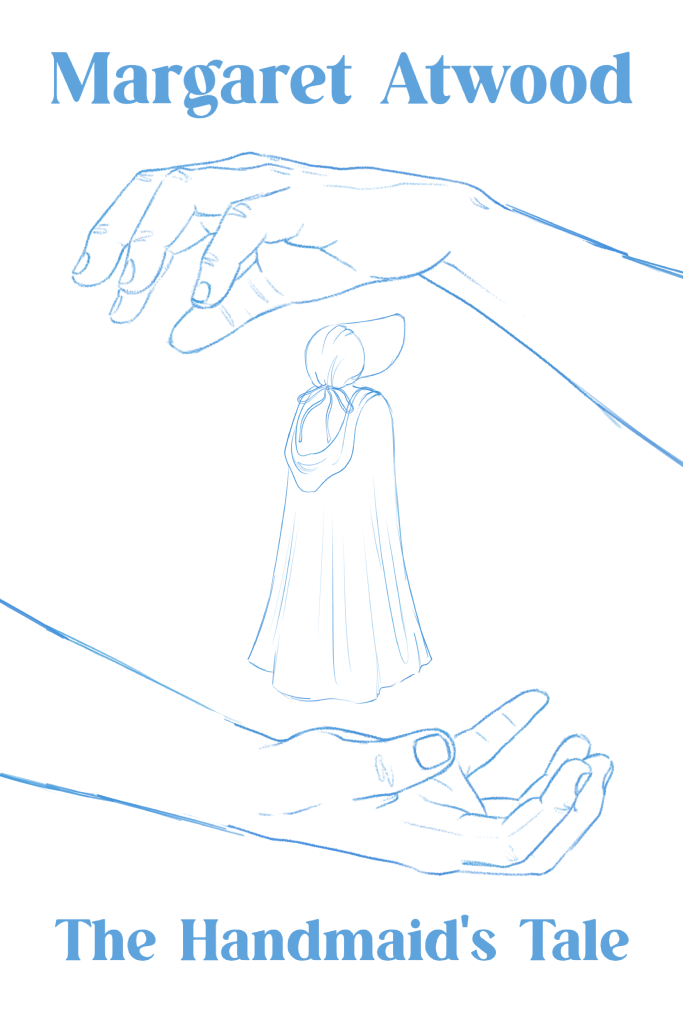 Sketch for illustrated Book Cover design for Margaret Atwood's novel "The Handmaid's Tale"